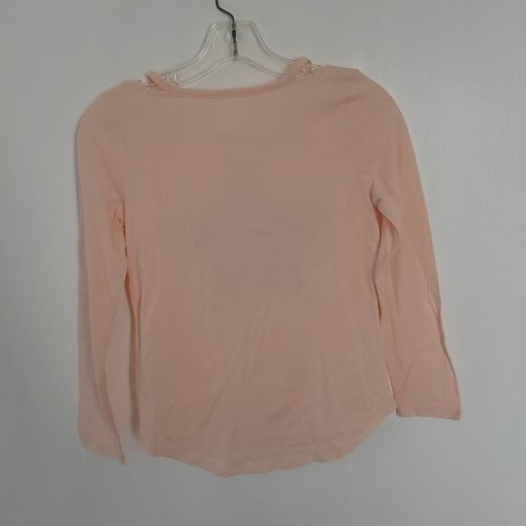 NWOT The Children's Place Embellished Long Sleeve Tee Pink Star Large - Picture 7 of 7